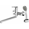 Смеситель для ванны c длинным изливом с аксессуарами Bravat Eco-D F693158C-LB