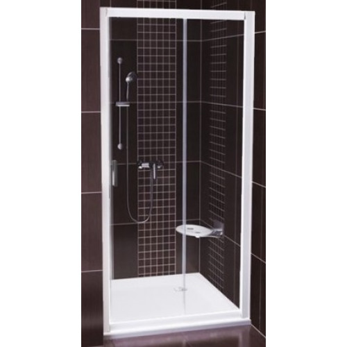 Ravak Душевая дверь в нишу BLDP2-120 Transparent, профиль белый