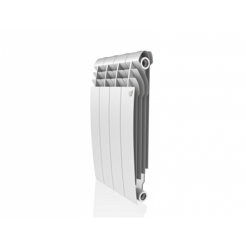 Радиатор биметаллический Royal Thermo BiLiner 500 Bianco Traffico 4 секции, боковое подключение