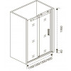 Good Door Душевое ограждение Puerta WTW-130-C-CH