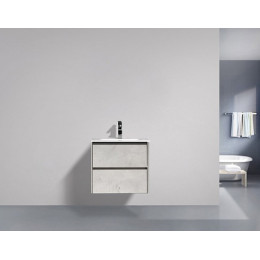 BelBagno Тумба с раковиной PIETRA 600 Stucco Cemento Leggero