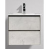 BelBagno Тумба с раковиной PIETRA 600 Stucco Cemento Leggero