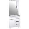 ASB-Mebel Зеркальный шкаф Мессина 70 белый