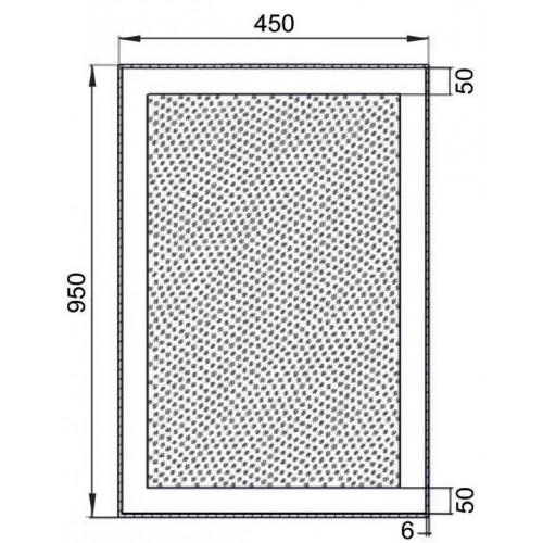 Зеркало Aquanet Алассио 4595 LED