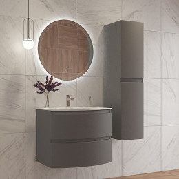 BelBagno Мебель для ванной Eco Cer-N 80 CZR-8095-80 sapfiro ручки серые