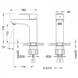 Комплект смесителей Lemark Point "3 в 1" LM0381C