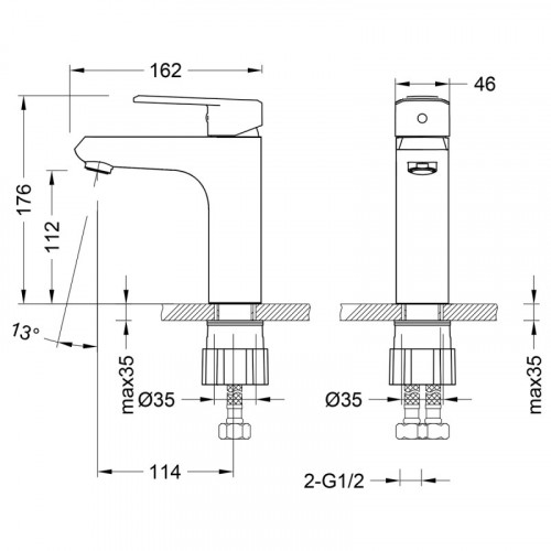 Комплект смесителей Lemark Point "3 в 1" LM0381C