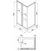 Triton  Душевой уголок Фьюжн А 100x80
