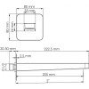 Смеситель для раковины WasserKraft A5251.301 черный