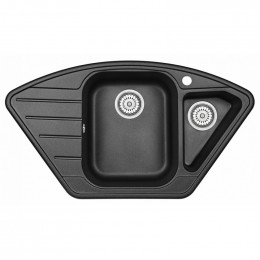 Кухонная мойка Granula GR-9101 89х49 черный