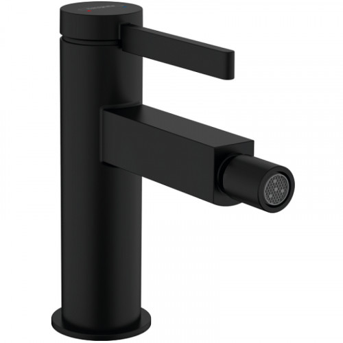 Смеситель для биде Hansgrohe Finoris 76200670 с донным клапаном черный матовый