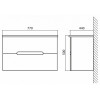 BelBagno Тумба с раковиной LUXURY/SOFT 800 Rovere Moro