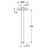Кронштейн для душа потолочный Grohe Rainshower 27484000 292 мм