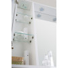 BelBagno Зеркало-шкаф MARINO-SPC-900/750-1A-BL-P-L Bianco Lucido