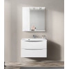 BelBagno Зеркало-шкаф MARINO-SPC-900/750-1A-BL-P-L Bianco Lucido