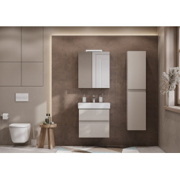 Зеркальный шкаф Roca Oleta 60см, 857645515 коричневый, с подсветкой