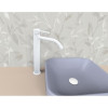 Смеситель для раковины Paffoni Light LIG081BO белый