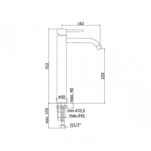 Смеситель для раковины Paffoni Light LIG081BO белый