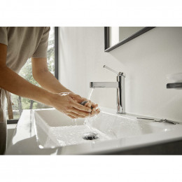 Смеситель для раковины Hansgrohe Finoris 76023000 с донным клапаном хром
