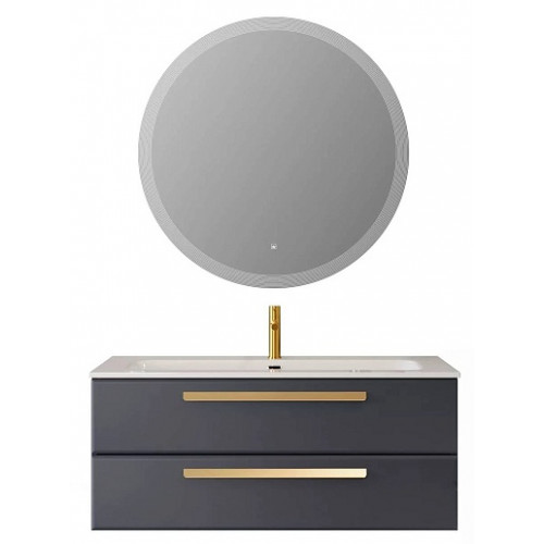 BelBagno Мебель для ванной Eco Cer-N 120 CZR-8073-120 grafito ручки сатиновое золото