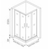 Good Door Душевой уголок LATTE CR-80-G-WE