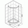 Appollo Душевой уголок TS-0515III R