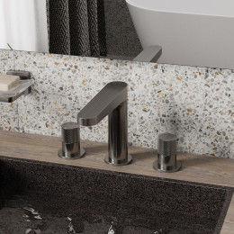Смеситель для раковины WasserKRAFT Tauber 6435 никель