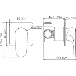 Смеситель для раковины WasserKRAFT A2151.279 золото