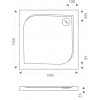 Good Door  Поддон для душа Квадро 100x100