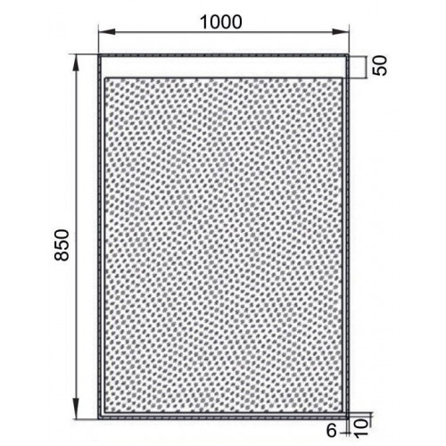 Зеркало Aquanet Палермо 10085 LED