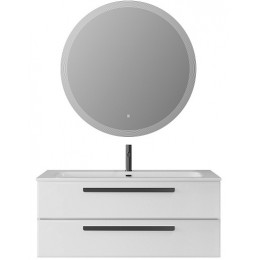 BelBagno Мебель для ванной Eco Cer-N 120 CZR-8073-120 bianco lucido ручки чёрные