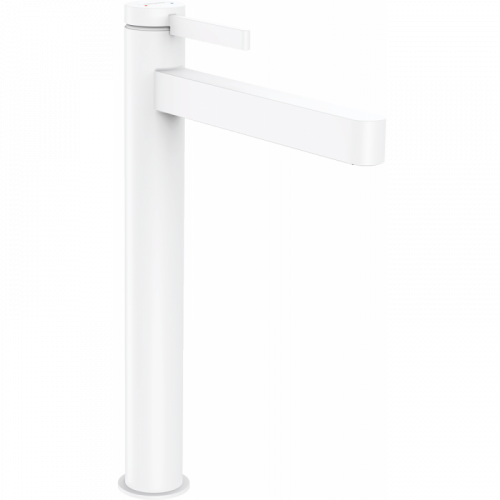 Смеситель для раковины Hansgrohe Finoris 76070700 с донным клапаном белый матовый
