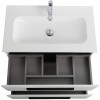 BelBagno Мебель для ванной Eco Cer-N 80 CZR-8073-80 bianco opaco ручки матовые чёрные