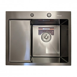 Мойка для кухни Gerhans K35848B-R 58x48 графит
