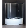 Royal Bath Душевая штора RB150ALP-C-CH (хром/6 мм матовое)
