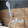 Смеситель для ванны Iddis Ray RAYWT02i02 белый матовый
