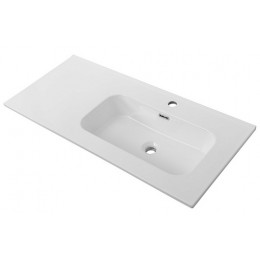BelBagno Мебель для ванной Eco Cer-N 100 R bianco lucido ручки сатин