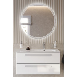 BelBagno Мебель для ванной Eco Cer-N 100 R bianco lucido ручки сатин