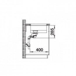 Мойка кухонная Blanco Solis 340/180-U 526128 хром