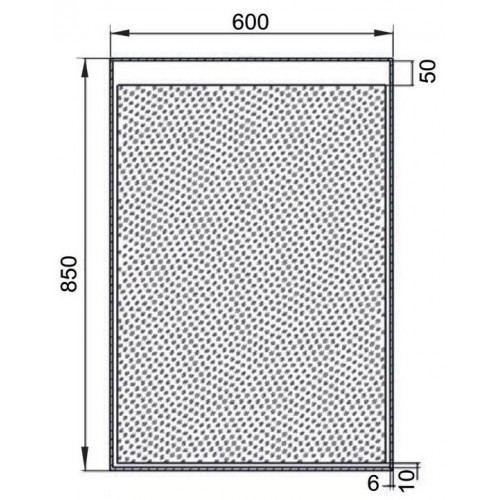 Зеркало Aquanet Палермо 6085 LED