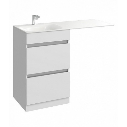 Aqwella Тумба с раковиной Forma 2 ящика