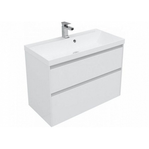 Aquanet Тумба с раковиной Гласс 90