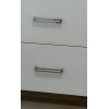 Misty Тумба с раковиной Джулия QVATRO 90 конус, 3 ящика, белая