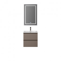BelBagno Тумба с раковиной Kraft 39-50 подвесная Бежевый матовый с раковиной BB-8099-3-50