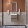 BelBagno Тумба с раковиной Kraft 39-50 подвесная Бежевый матовый с раковиной BB-8099-3-50