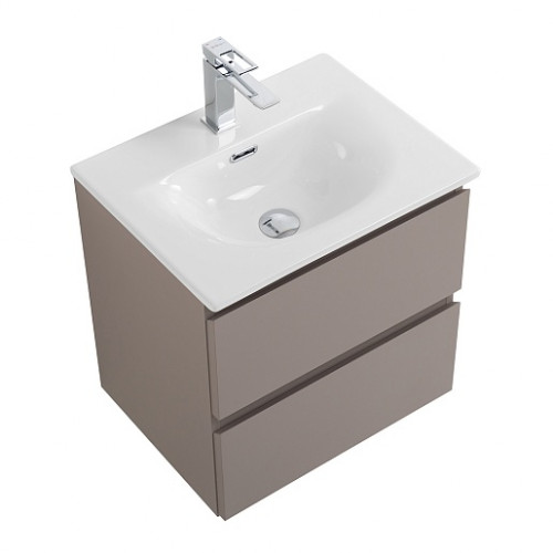 BelBagno Тумба с раковиной Kraft 39-50 подвесная Бежевый матовый с раковиной BB-8099-3-50