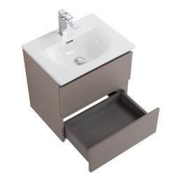 BelBagno Тумба с раковиной Kraft 39-50 подвесная Бежевый матовый с раковиной BB-8099-3-50