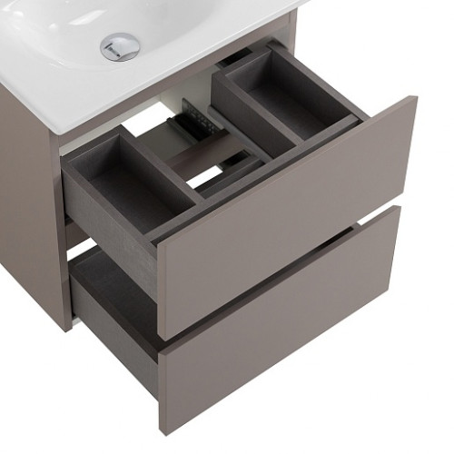BelBagno Тумба с раковиной Kraft 39-50 подвесная Бежевый матовый с раковиной BB-8099-3-50