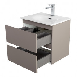 BelBagno Тумба с раковиной Kraft 39-50 подвесная Бежевый матовый с раковиной BB-8099-3-50