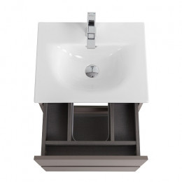 BelBagno Тумба с раковиной Kraft 39-50 подвесная Бежевый матовый с раковиной BB-8099-3-50